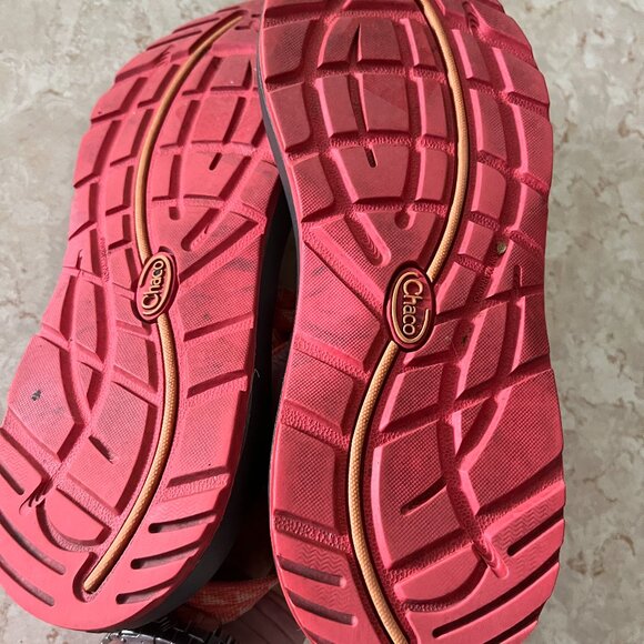 Chaco Sz 9 Wmns ZX/2 Cloud Dual Adjustable Straps Cushioned Sandal Orange/Pink - Picture 10 of 12